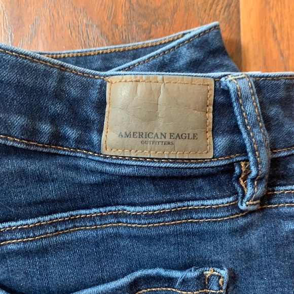 🌻2/$50🌻 (LONG) High rise darkwash AE jeans - Picture 5 of 7